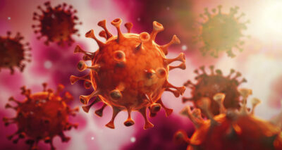 Visualisiertes Corona Virus.